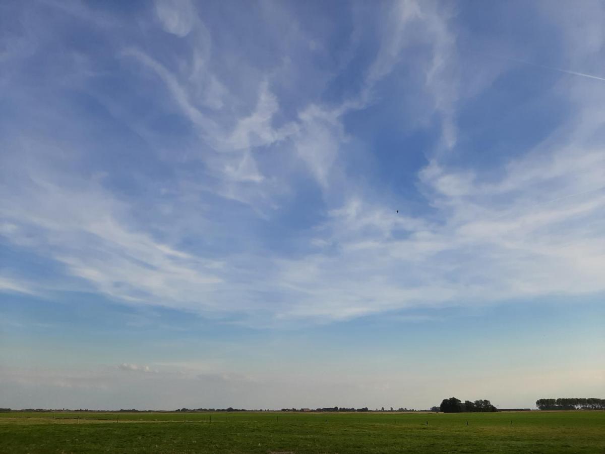Glamping De Vrije Wind, Tentverhuur Houwerzijl Dış mekan fotoğraf