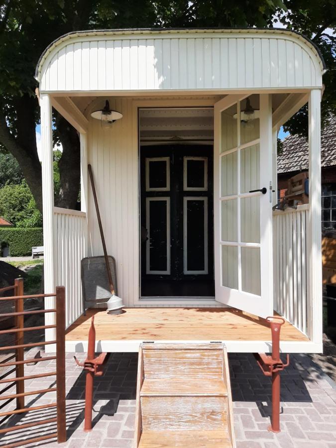Glamping De Vrije Wind, Tentverhuur Houwerzijl Dış mekan fotoğraf