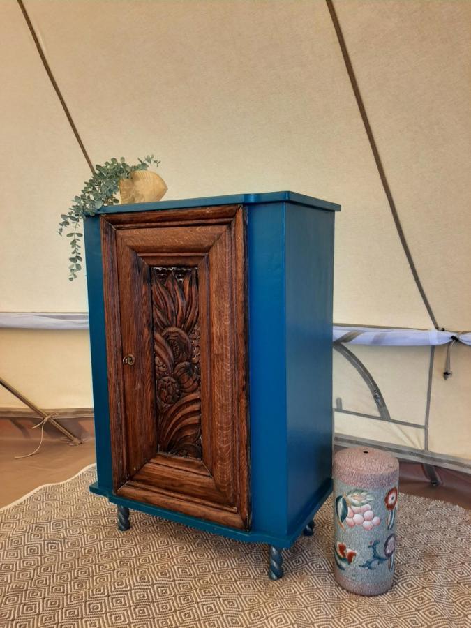 Glamping De Vrije Wind, Tentverhuur Houwerzijl Dış mekan fotoğraf